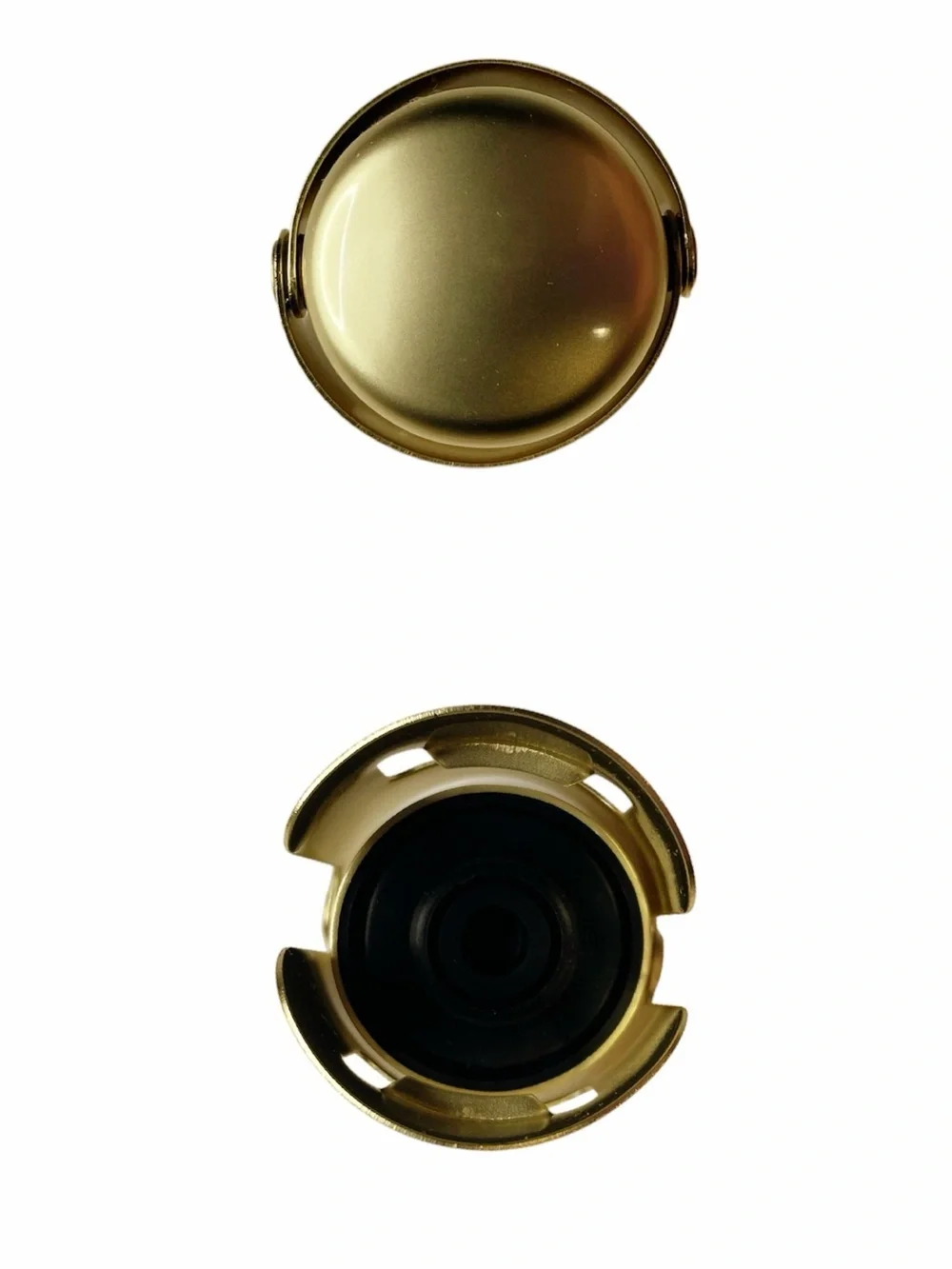 CLIP Champagne Prosecco Bottle Stopper Goldtone Fizz Saver Cork Replacement